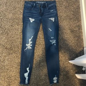 American Eagle Destroyed Jegging Jeans